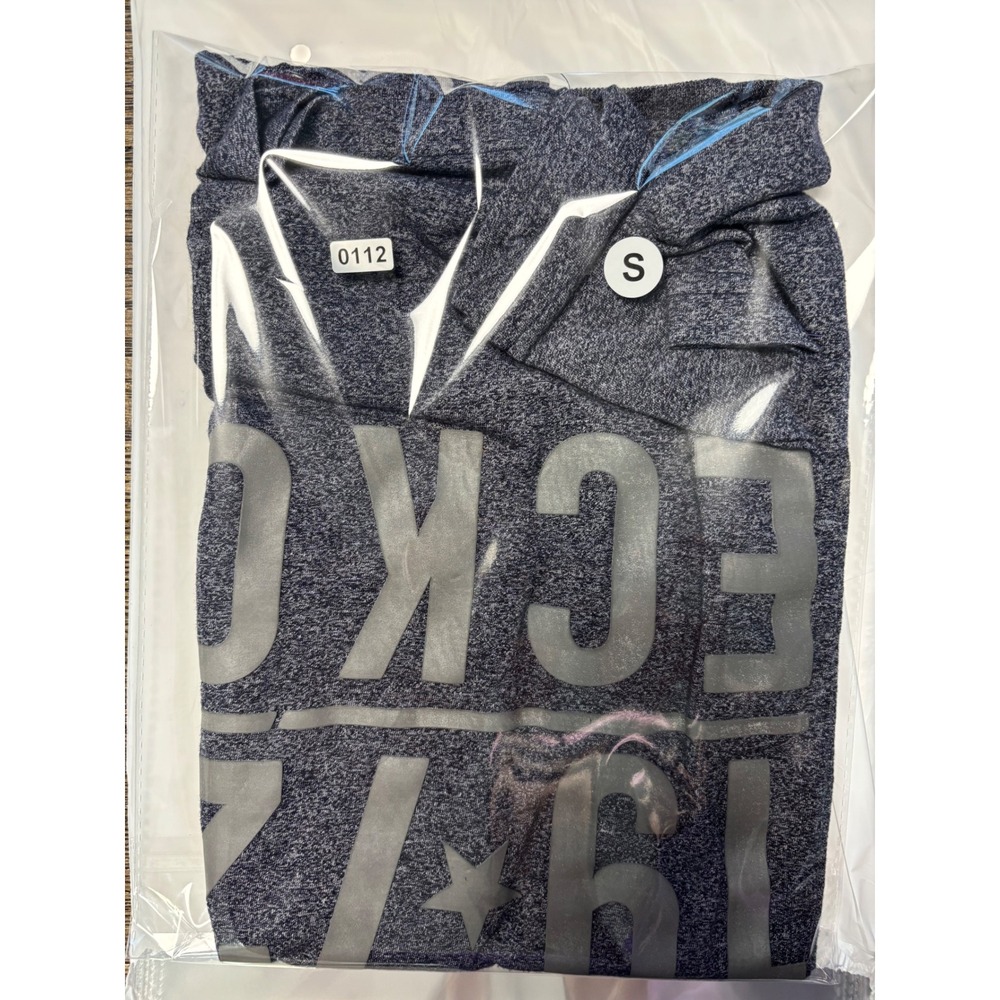 Ecko Unltd Womens‎ Graphic T-Shirt Navy Blue Heathered V-Neck Rhino Logo Size S - Picture 5 of 5
